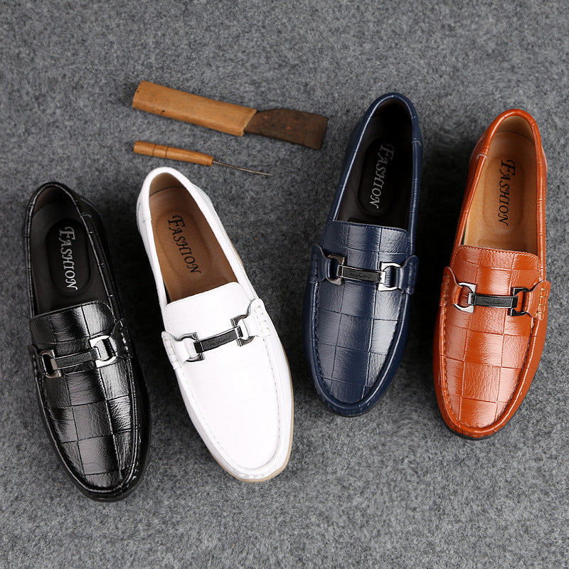 2020 Newest Men Shoes Leather Genuine Casual Loafers Men