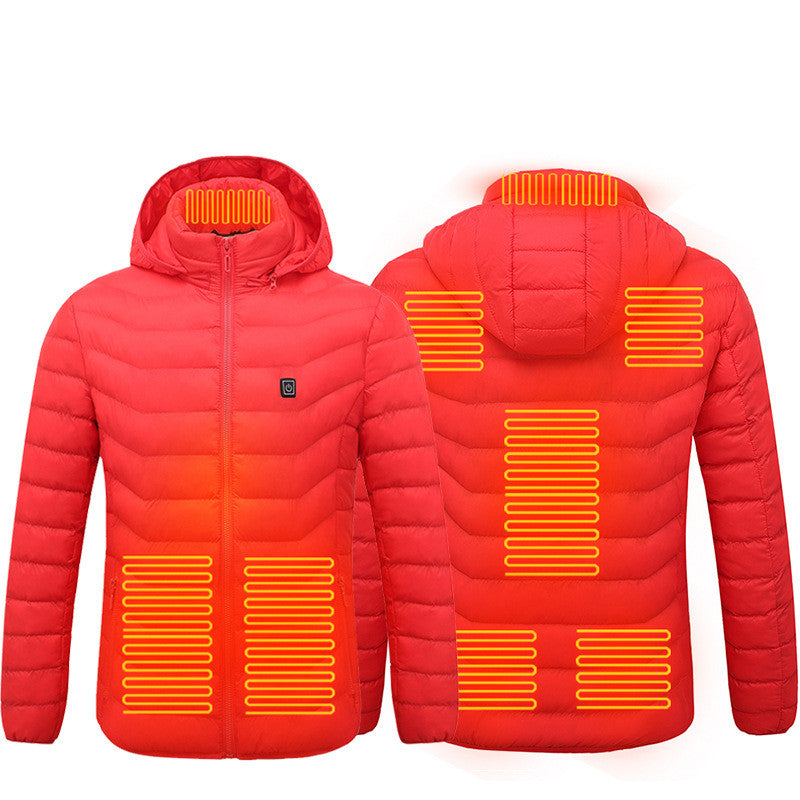 New Heated Jacket Coat USB Electric Jacket Cotton Coat Heater Thermal – A&M
