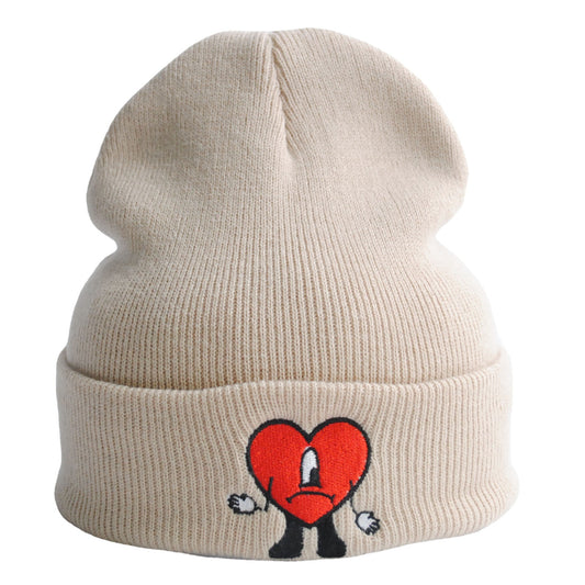 Bad Bunny Beanie Hat for Women Men Winter Warm Knitted Rabbit Ski Bonnet Skullies Unisex